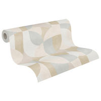 A.S.Creation Vliestapete creme beige B/H/D: ca. 53x1005x8,2 cm Vliestapete - beige/creme (8,20/1005,00cm) - A.S.Creation