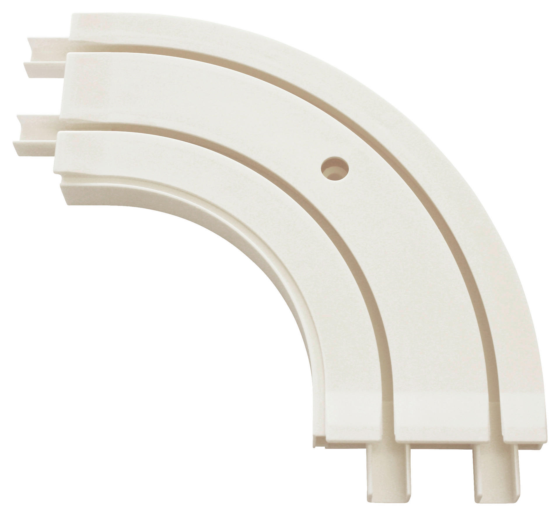 Boviva Erkerbogen weiß Kunststoff 2.0 Läufe Erkerbogen_2lfg. - weiß (17,50/17,50cm) - Boviva