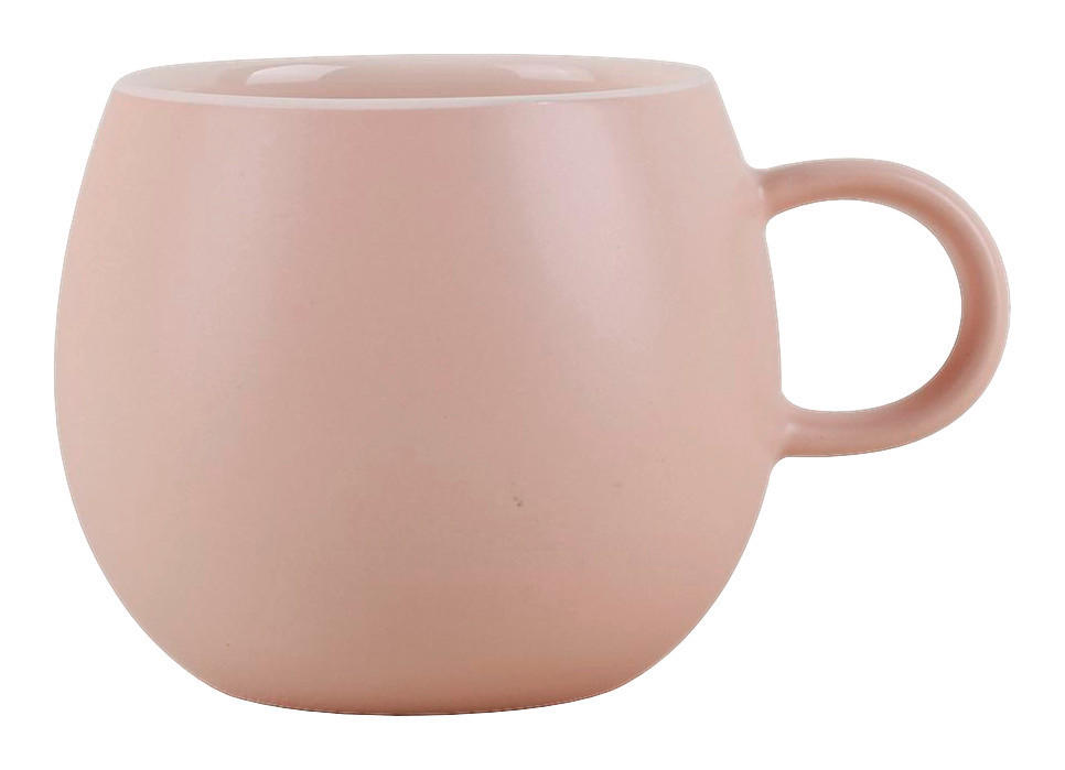 Kaffeebecher rosa Steinzeug Kaffeebecher_Modern - rosa (9,10/8,70/8,70cm)