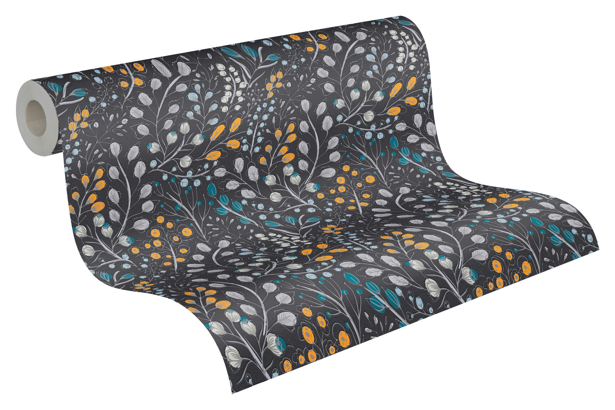 A.S.Creation Vliestapete Attractive 2 Floral schwarz B/L: ca. 53x1005 cm Attractive 2 - schwarz (53,00/1005,00cm) - A.S.Creation