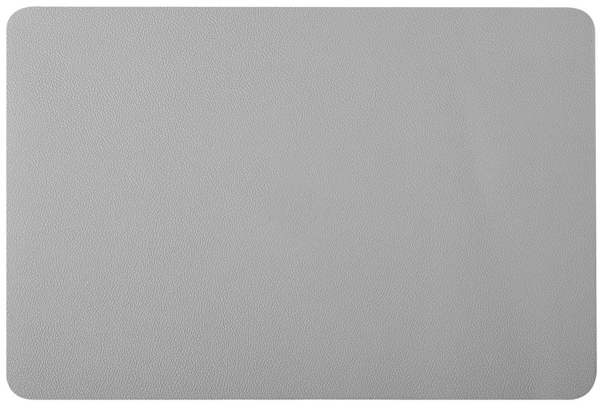 Platzset grau PVC B/L: ca. 45x30 cm Platzmatte - schwarz/grau (45,00/30,00cm)