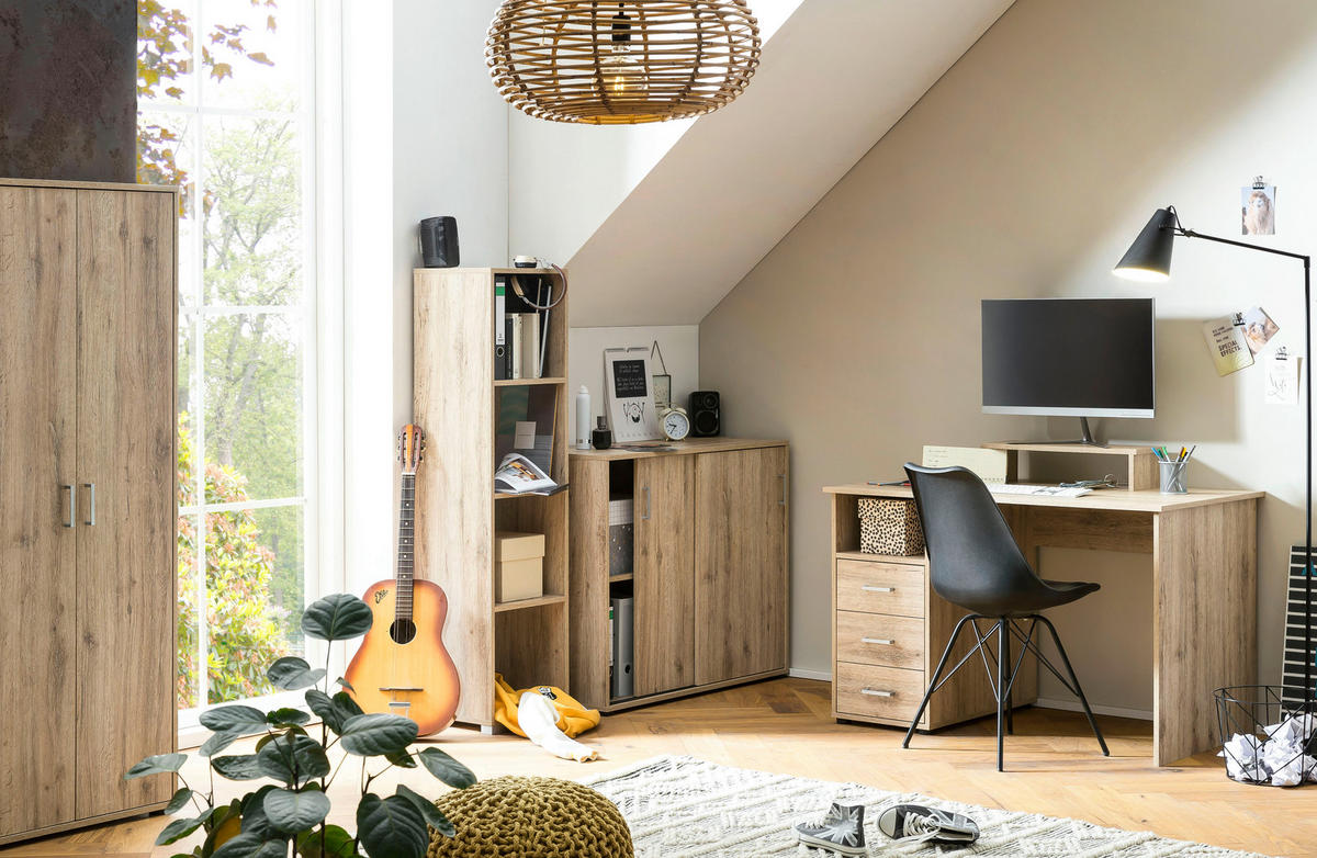 Schreibtisch Niels Eiche Wildeiche Nachbildung B/H/T: ca. 116x74x70 cm Niels - Eiche (116,00/74,00/70,00cm) - Möbelpartner