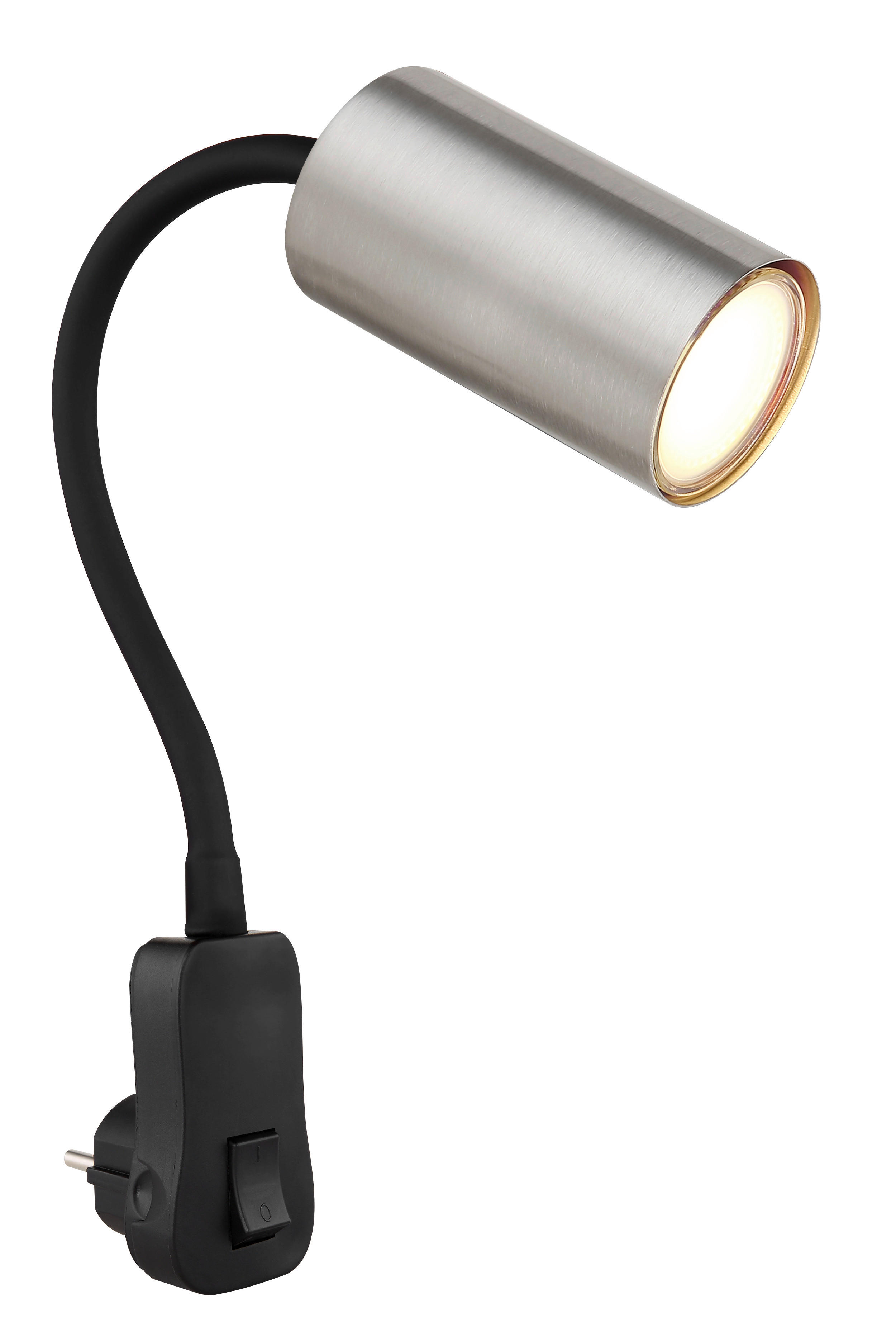 GLOBO Pendelleuchte schwarz Kunststoff B/H: ca. 5,5x43 cm GU10 1 Brennstellen ROBBY - schwarz (5,50/43,00cm) - GLOBO