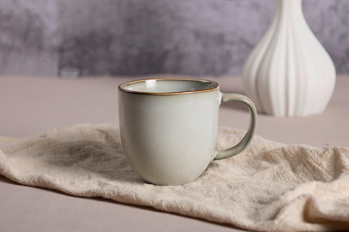 Kaffeebecher beige Steinzeug Kaffeebecher_Organic - beige (8,60/8,80/8,80cm)