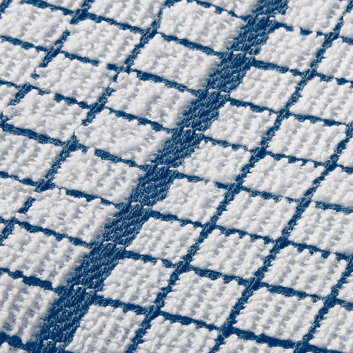 Geschirrtuch Geschirrtuch_Frottee_2erPack blau - blau/weiß (40,00/60,00cm) - POCOline
