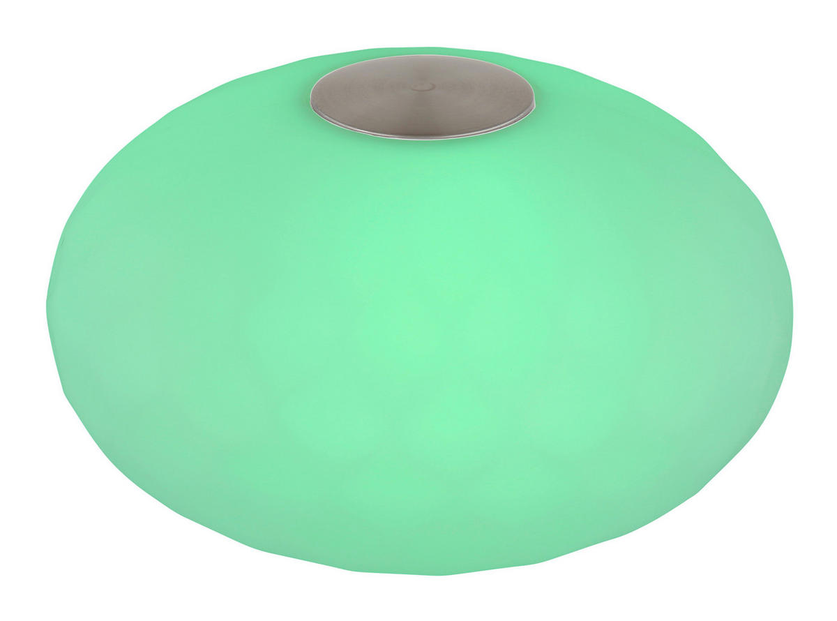 GLOBO LED-Tischleuchte LEALA 28068 schwarz weiß Kunststoff H/D: ca. 11,7x20 cm 6 Brennstellen LEALA - weiß/schwarz (20,00/11,70cm) - GLOBO