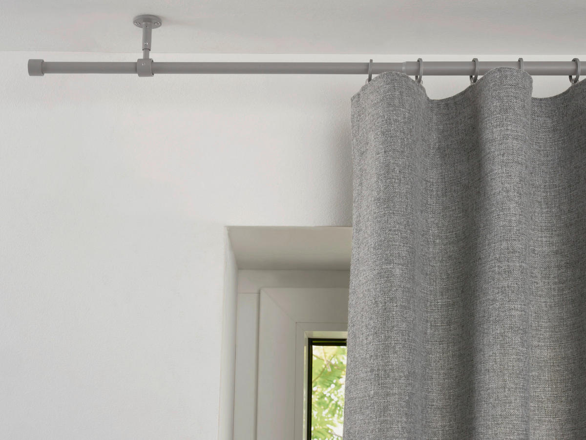 ondeco Stilgarnituren Cool-Gray Metall L: ca. 280 cm ausziehbar von ca. 160 bis 280 cm 1.0 Läufe Teleskopgarnitur_2in1 - Cool-Gray (280,00cm) - ondeco