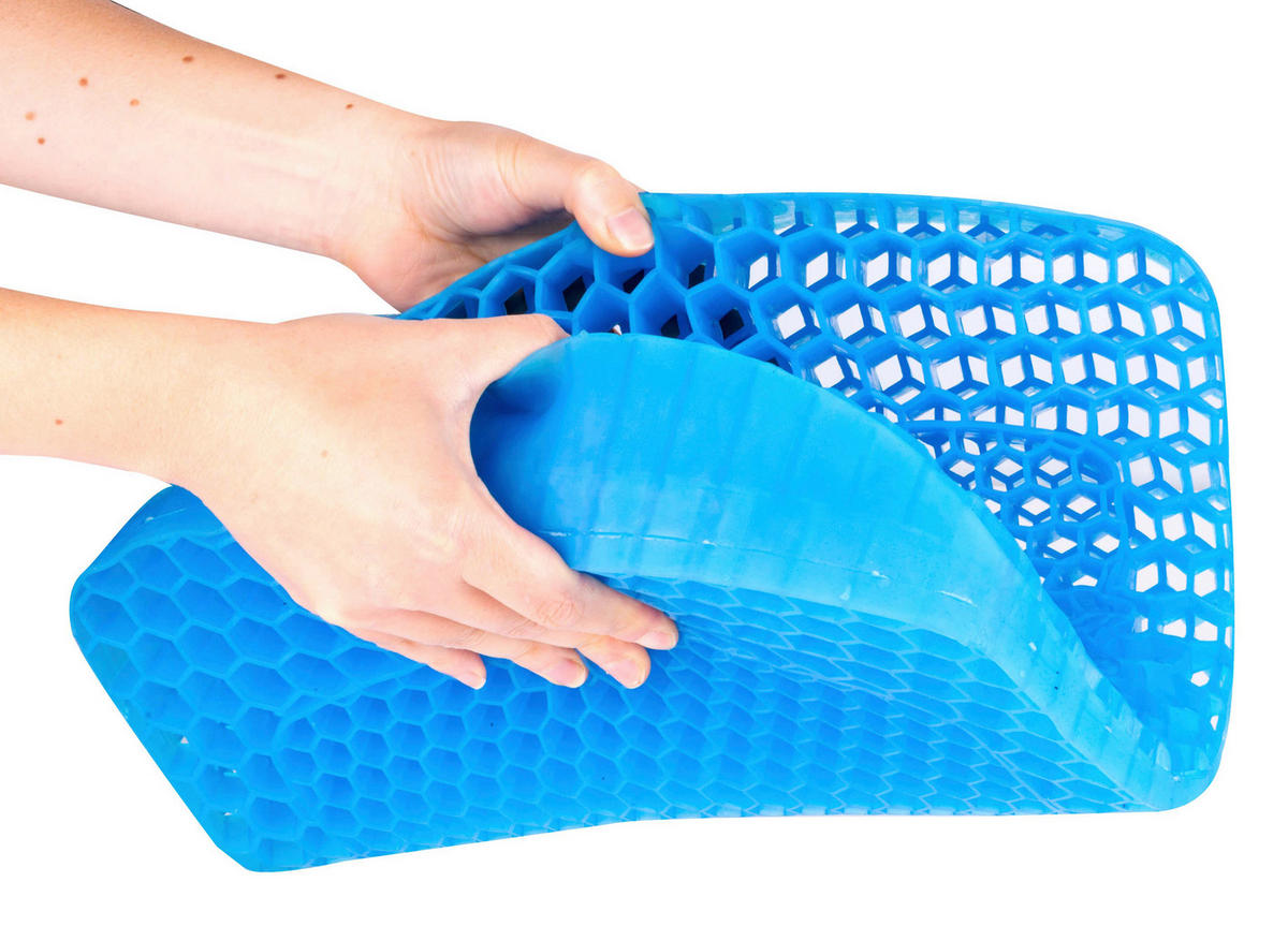 Taillenkissen Gel-Taillenkissen - blau (72,00/37,00/33,00cm)