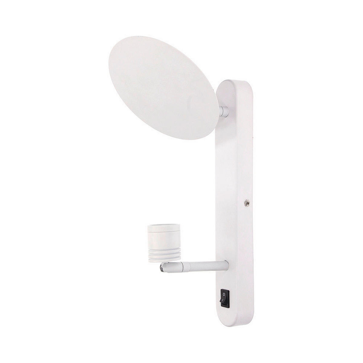 Britop Lighting Wandleuchte 5860102 weiß Metall B/H: ca. 19x25 cm 1 Brennstellen Turid - weiß (19,00/25,00cm) - Britop Lighting