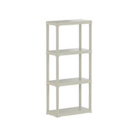 Artplast Kunststoffregal Tempo creme Polypropylen B/H/L: ca. 30x133x60 cm Tempo - creme (60,00/30,00/133,00cm) - ArtPlast