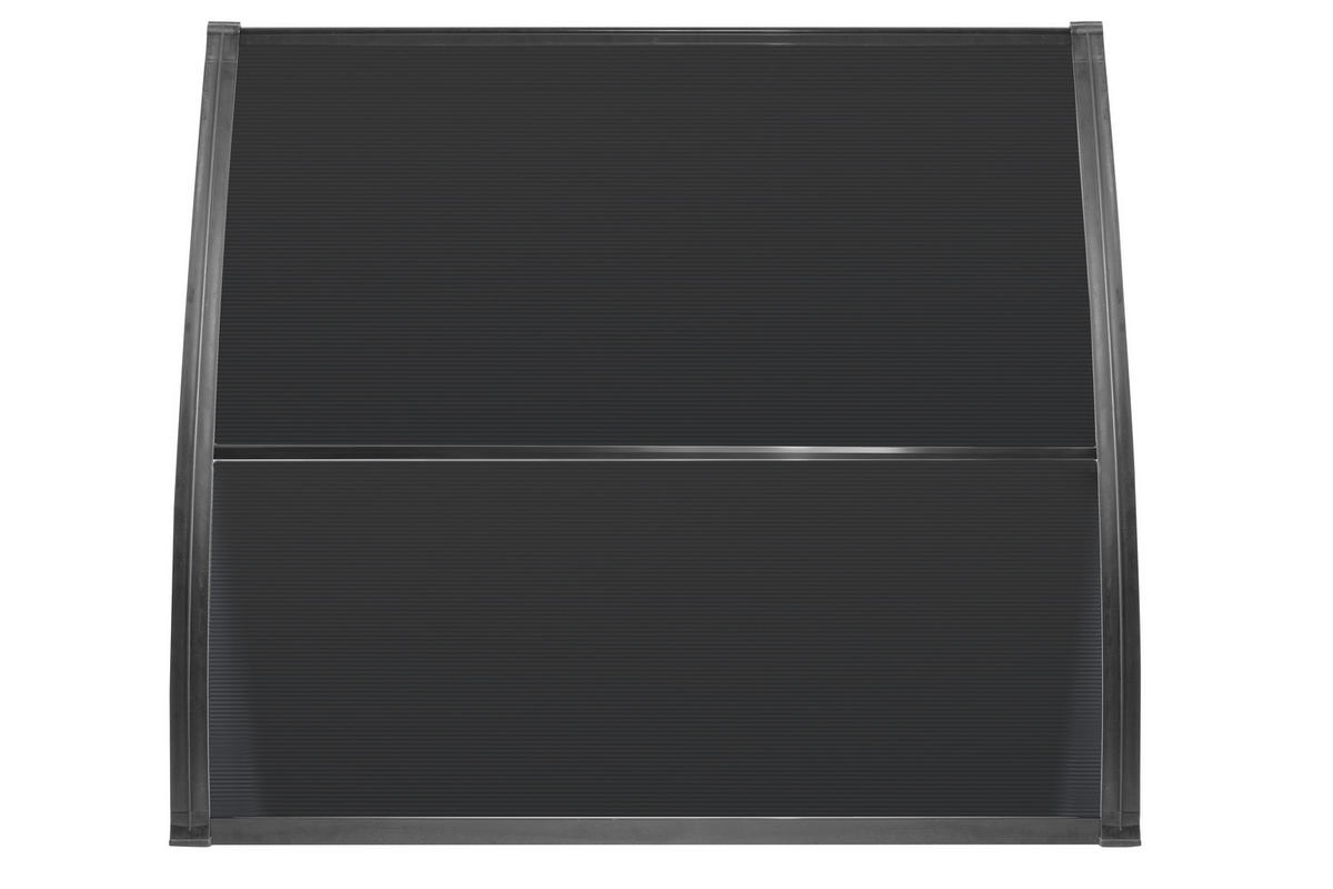BURTAS VORDACH Vordach schwarz B/H/L: ca. 120x23x105 cm Vordach_GRDNL001 - schwarz (105,00/120,00/23,00cm) - BURTAS VORDACH