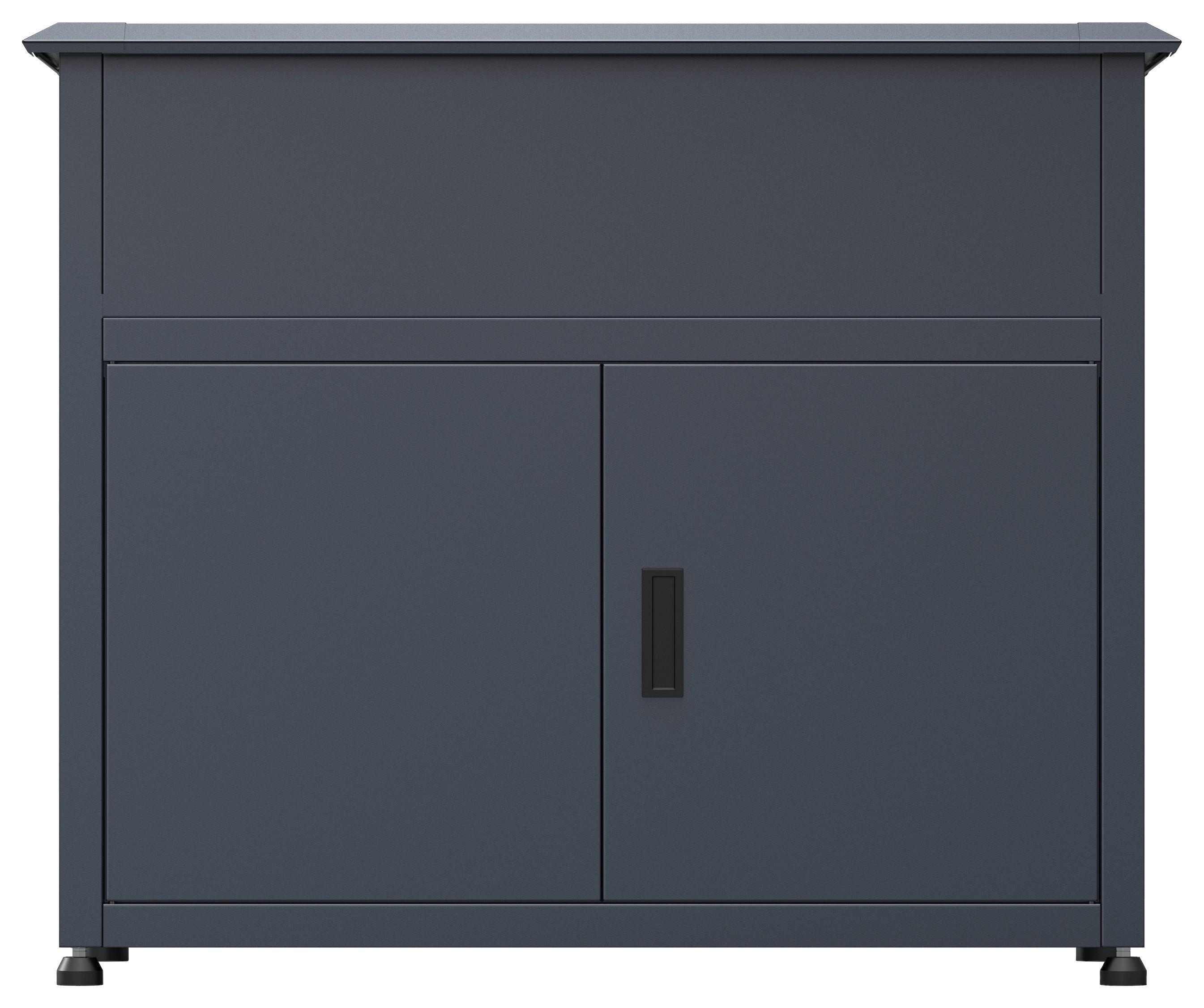 Westmann Hochbeet Plexa anthrazit Metall B/H/L: ca. 100x85x50 cm Plexa - anthrazit (50,00/100,00/85,00cm) - Westmann