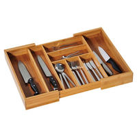 Kesper Besteckkasten natur Bambus B/H/L: ca. 43x6x35 cm Besteckkasten_variabel - natur (35,00/43,00/6,00cm) - Kesper