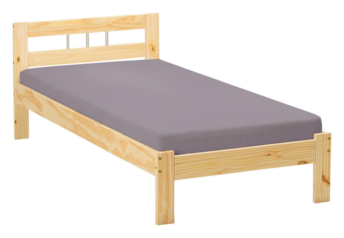 Bett Jana natur Liegefläche B/L: ca. 90x200 cm Jana - natur (96,00/72,00/205,00cm) - Inter Link