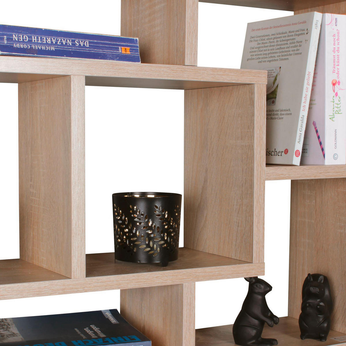 Wandregal Eiche Sonoma Nachbildung B/H/T: ca. 85x47,5x16 cm Wandregal - Eiche (85,00/47,50/16,00cm) - Wohnling