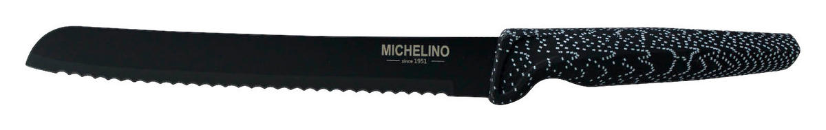 MICHELINO Messerset schwarz Edelstahl 6 tlg. Messerblock_Michelino_6tlg. - schwarz - MICHELINO