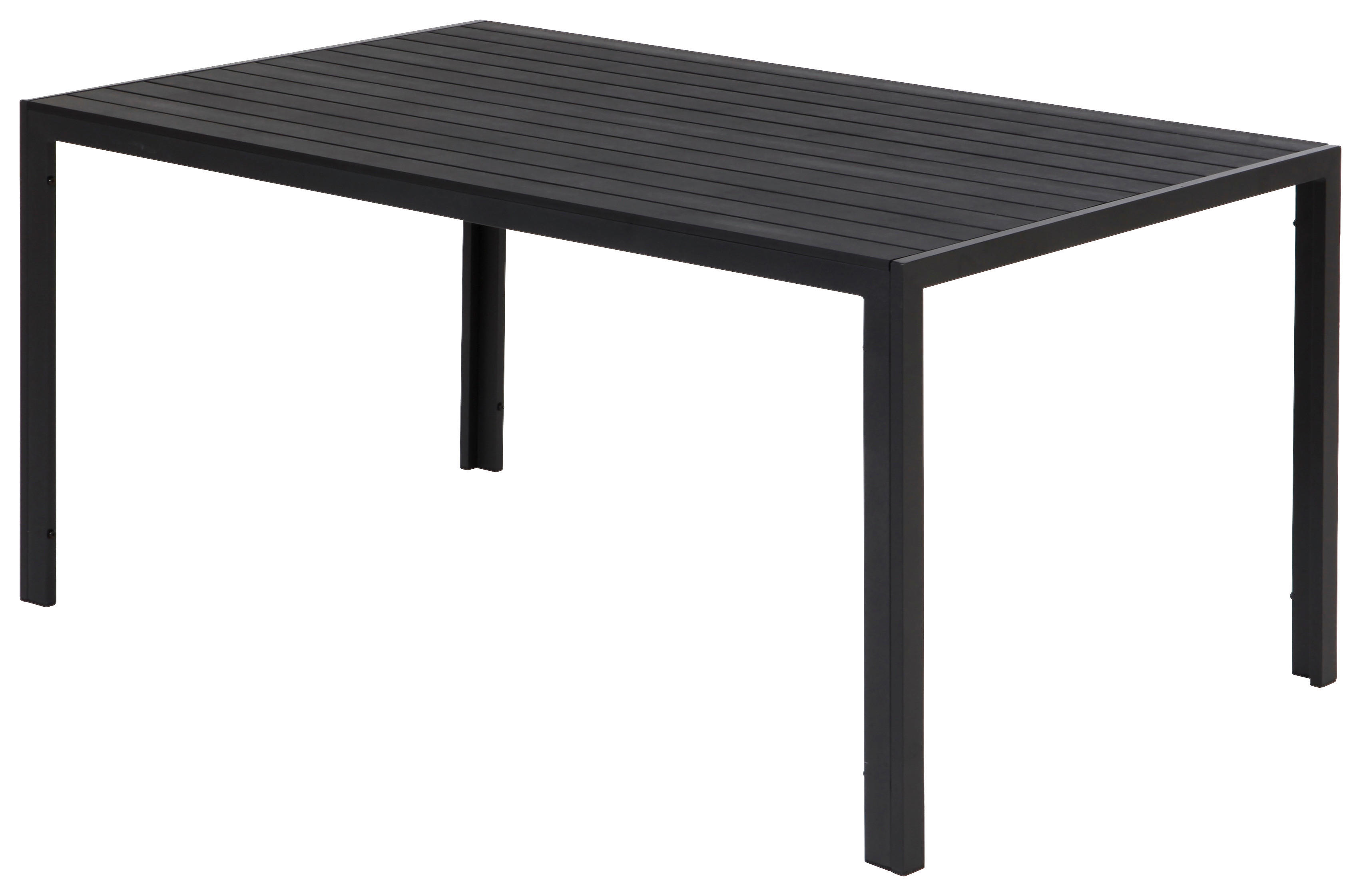 POCOline Tisch schwarz Alu B/H/L: ca. 90x74x150 cm Tisch_Mila - schwarz (150,00/90,00/74,00cm) - POCOline