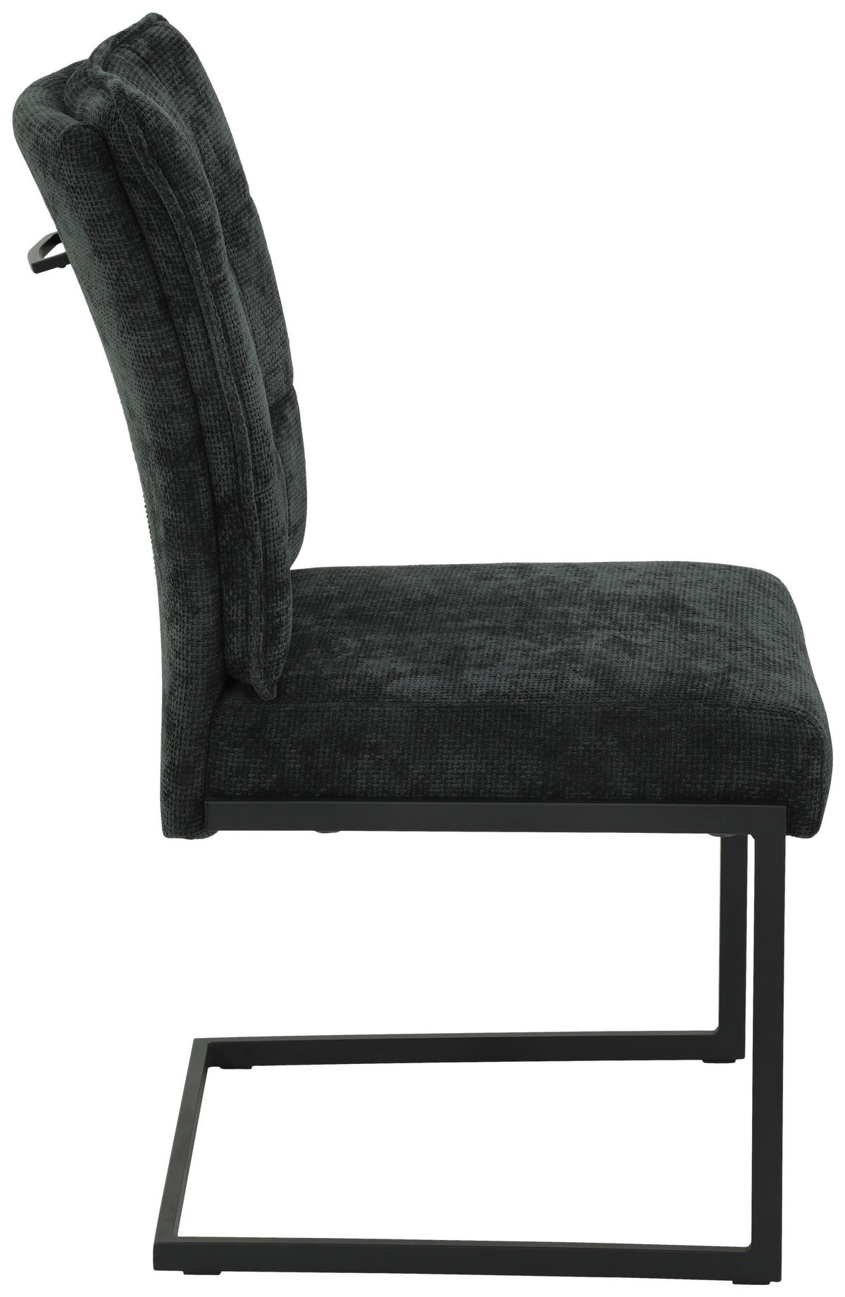 Schwingstuhl Olivia, 2er-Set anthrazit Microfaser Webstoff B/H/T: ca. 52x98x66 cm Olivia, 2er-Set - anthrazit (52,00/98,00/66,00cm) - Hela