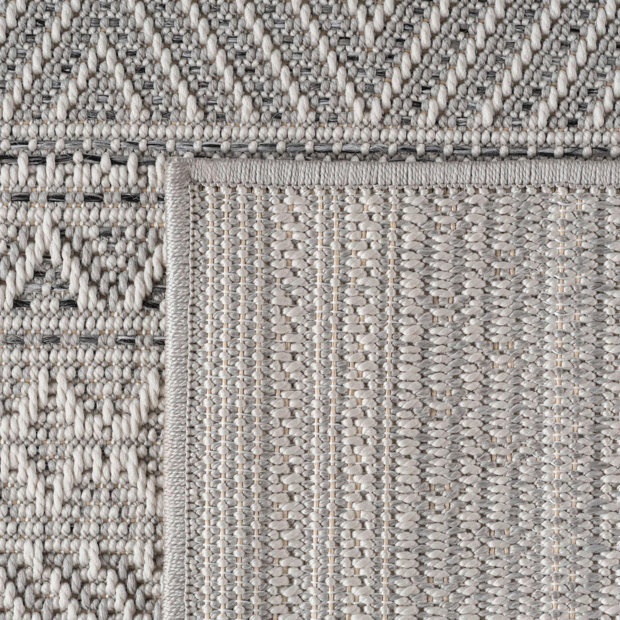 Ayyildiz Outdoorteppich DESERT grau B/L: ca. 80x150 cm DESERT - grau (80,00/150,00cm) - Ayyildiz