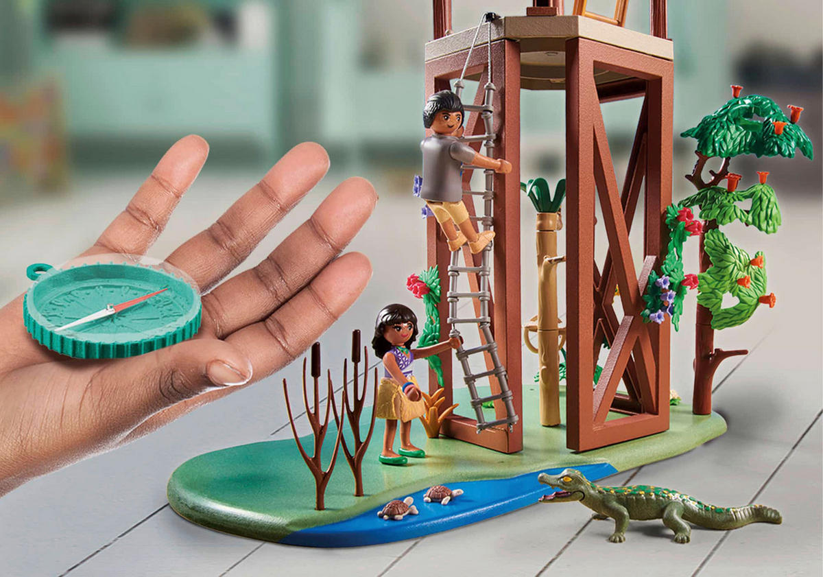 Playmobil Wiltopia Forschungsturm mit Kompass 71008 Forschungsturm mit Kompass 71008 - Playmobil