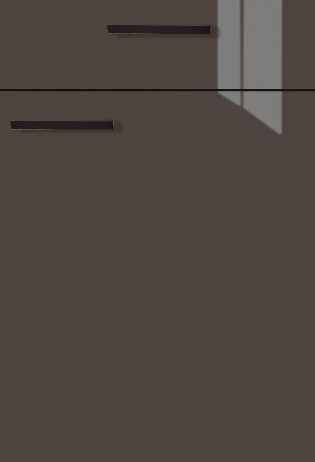 pino Winkelküche PN215 Magnolienweiß Hochglanz B/H/T: ca. 275x220x175 cm PN215 - Eiche/schwarz (275,00/220,00/175,00cm) - pino