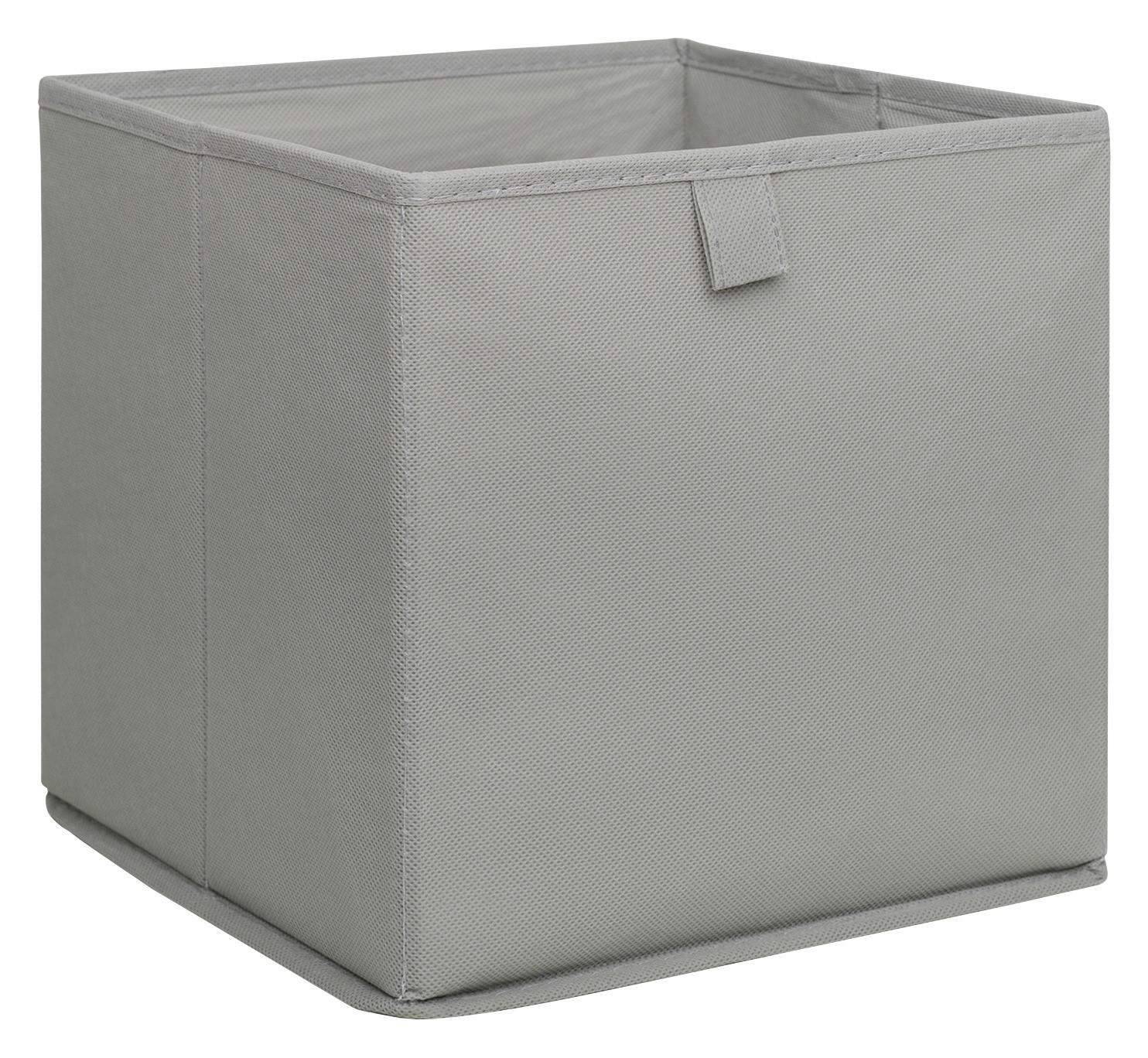 Stoffbox grau B/H/T: ca. 24x24x24 cm