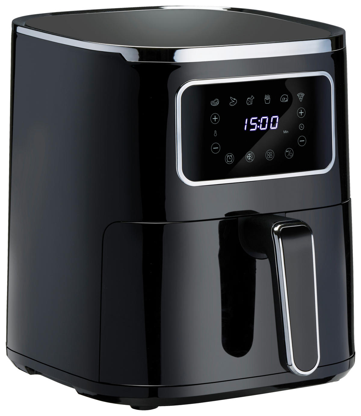 Alpina Heißluftfritteuse schwarz Metall ca. 4,5 l Heißluftfritteuse_Digital_Alpina - schwarz (4,50l) - Alpina