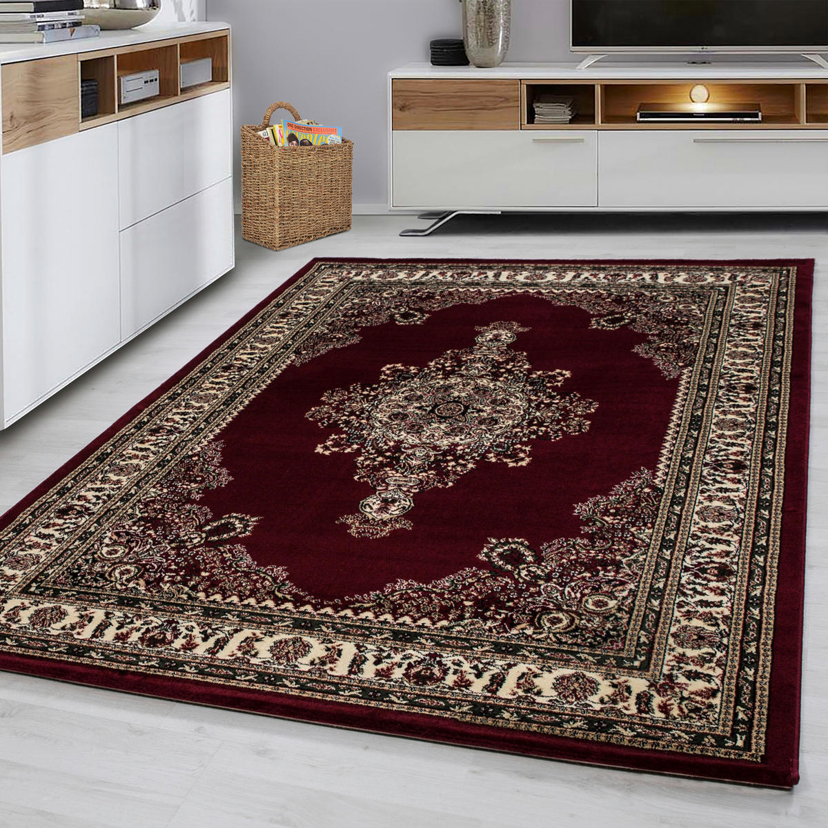 Ayyildiz Teppich MARRAKESH rot B/L: ca. 80x150 cm MARRAKESH - rot (80,00/150,00cm) - Ayyildiz