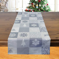 Tischläufer Tischläufer_Jacquard Weihnachten - silber/grau (40,00/140,00cm)