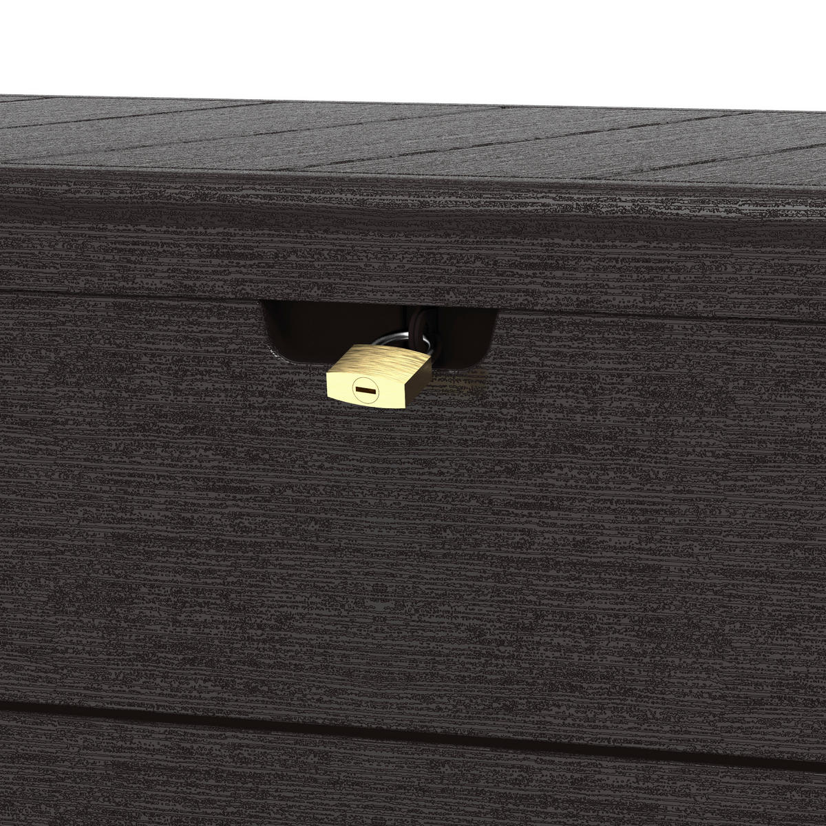 VCM Aufbewahrungsbox Durabox braun Kunststoff B/H/L: ca. 130x110x474 cm Durabox - braun (474,00/130,00/110,00cm) - VCM