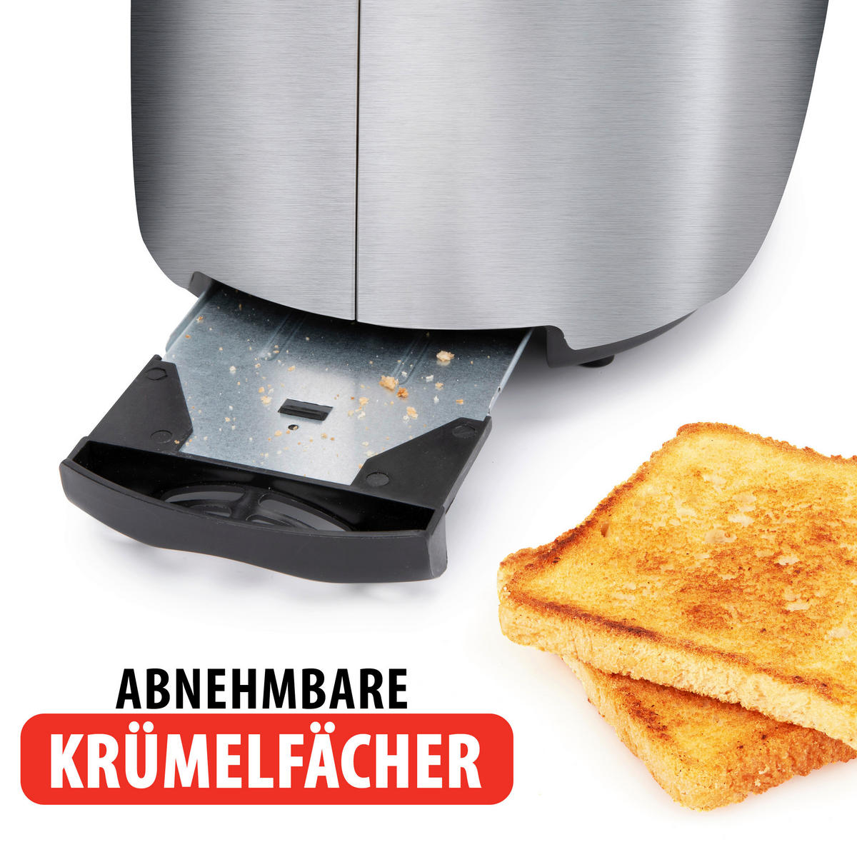 Alpina Toastautomat silber Edelstahl Toastautomat - silber - alpina