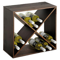 Kesper Weinregal stapelbar natur Holz B/H/T: ca. 50x50x25 cm Weinregal_stapelbar - natur (50,00/50,00/25,00cm) - Kesper