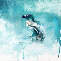 Komar Fototapete Frozen Spirit Of Wonder DX5-016 blau B/H: ca. 250x250 cm Frozen Spirit Of Wonder DX5-016 - blau (250,00/250,00cm) - Komar