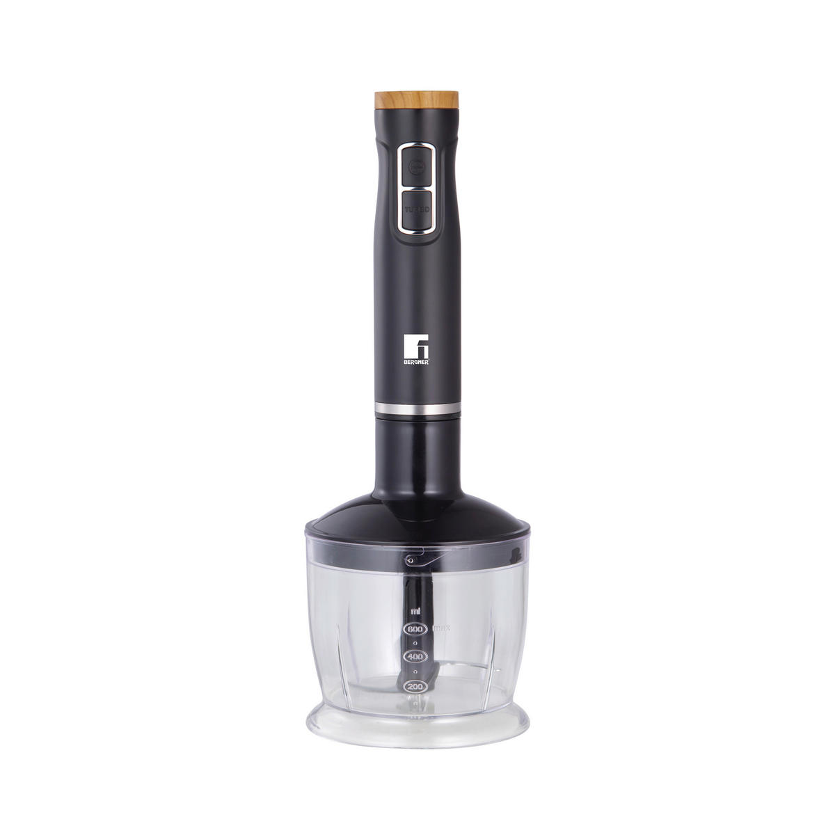 BERGNER Stabmixerset silber grau Edelstahl OLIVAR - silber/grau - BERGNER