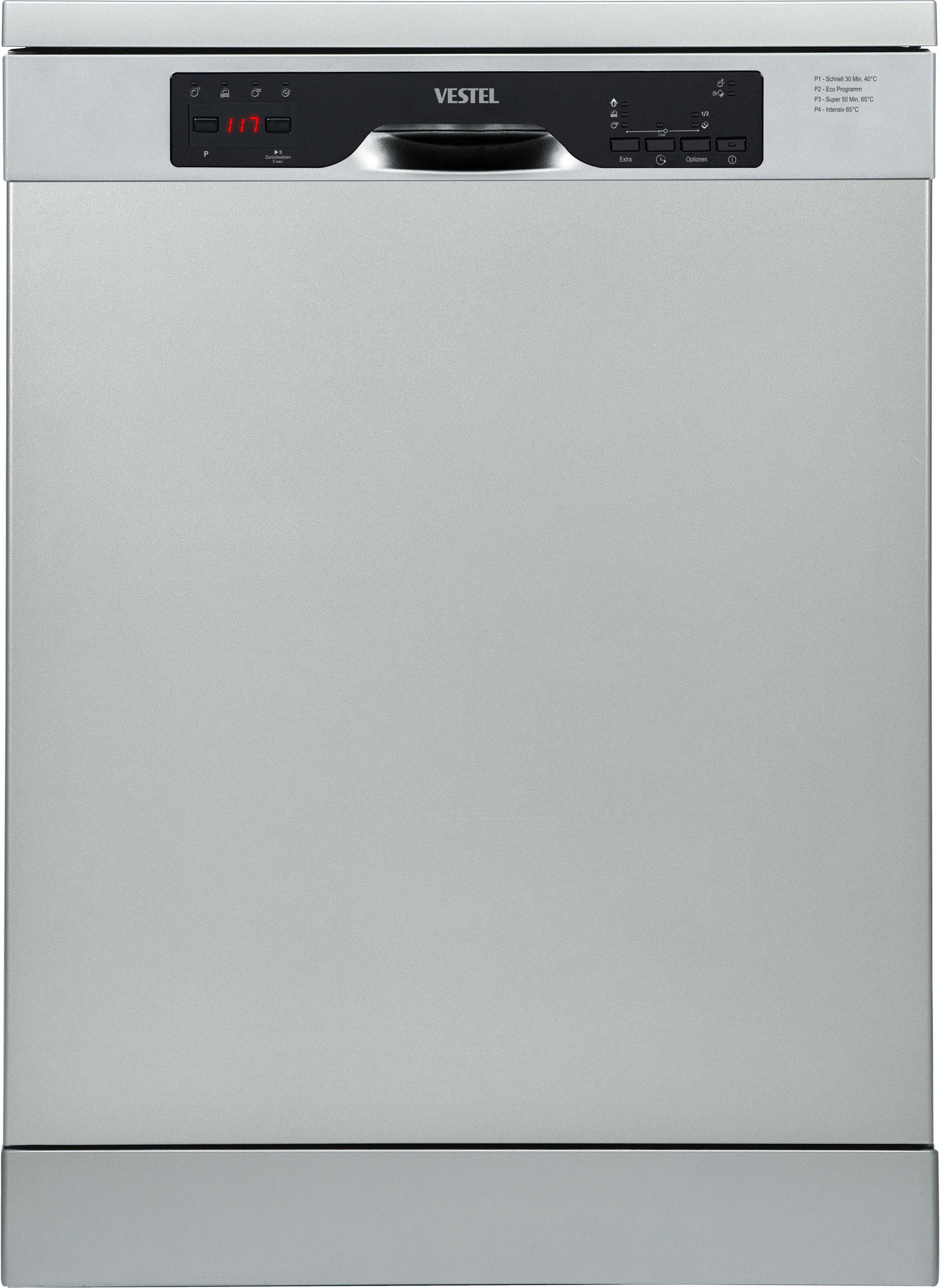 VESTEL Geschirrspüler SV6Y13F6SE silber B/H/T: ca. 60x85x60 cm