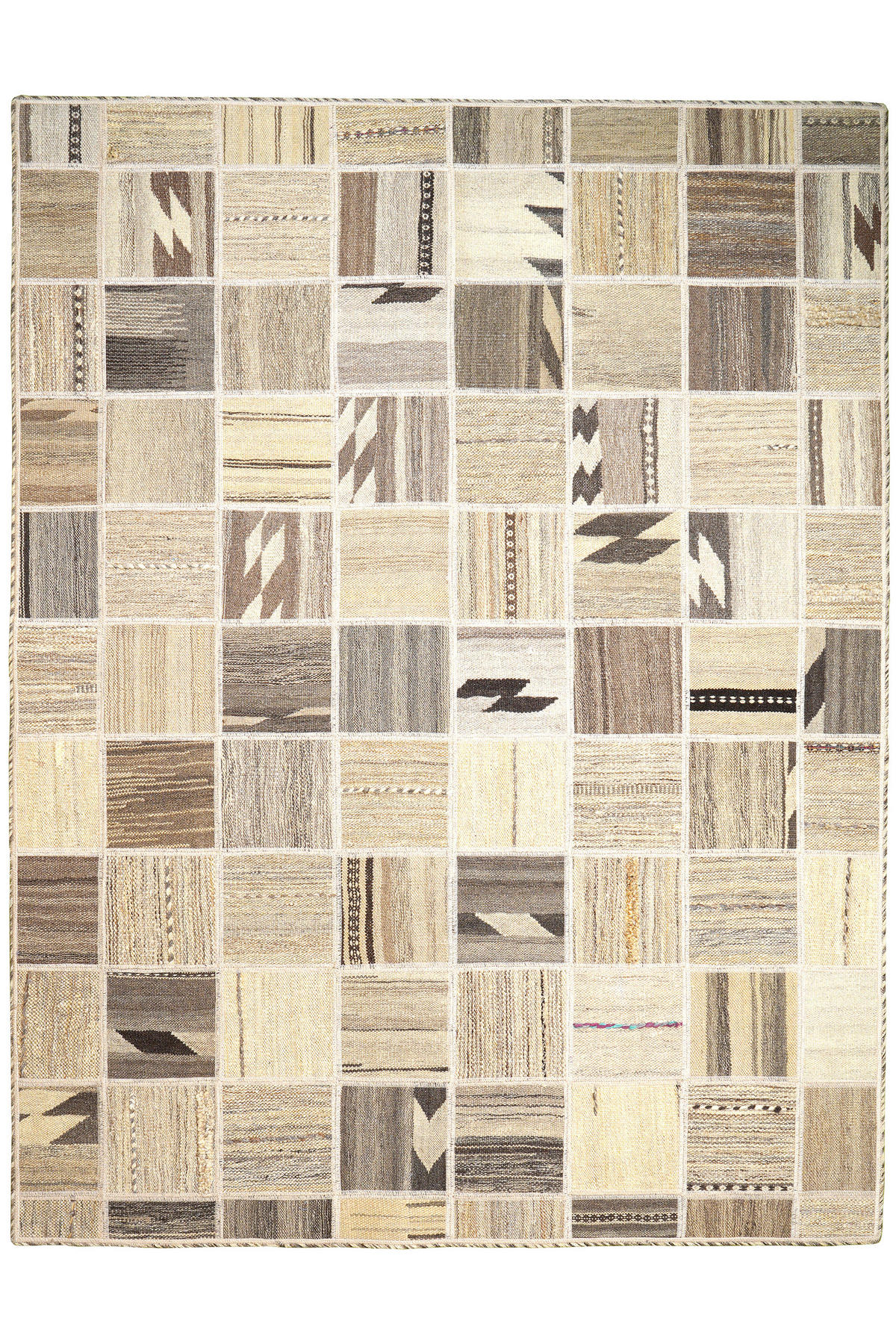 PersaTepp Teppich Kelim Tekkehdouz beige B/H/L: ca. 150x1x200 cm Kelim Tekkehdouz - beige (200,00/150,00/1,00cm) - PersaTepp