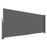 Outsunny Seitenmarkise dunkelgrau Polyester B/H/L: ca. 1x140x300 cm Seitenmarkise - dunkelgrau (300,00/1,00/140,00cm) - Outsunny