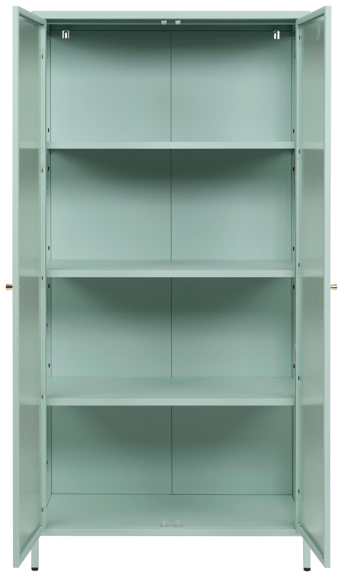 Vitrine Milton mint B/H/T: ca. 80x160x40 cm Milton - mint (80,00/160,00/40,00cm)