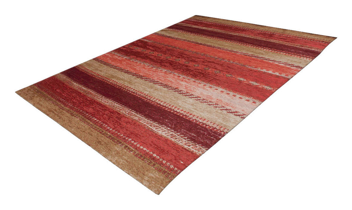 360Living Teppich Blaze Multi B/L: ca. 155x230 cm Blaze - rot/Multi (155,00/230,00cm) - 360Living