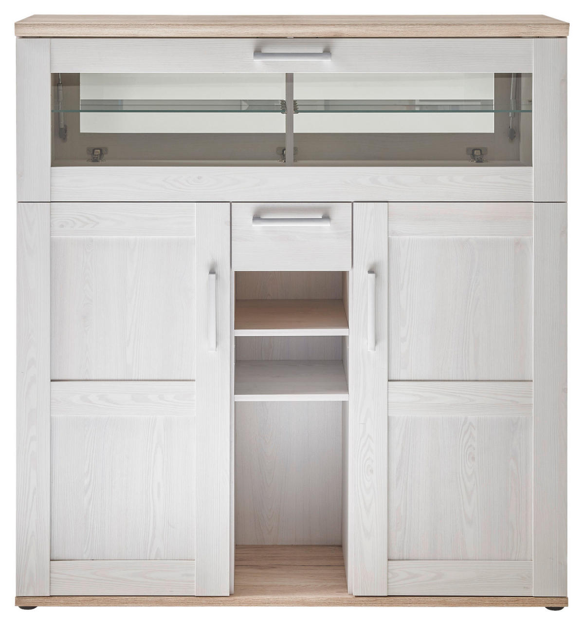 Barelement Romance Sibiu Lärche Nachbildung San-Remo Nachbildung B/H/T: ca. 128x136x42 cm Romance - (128,00/136,00/42,00cm)