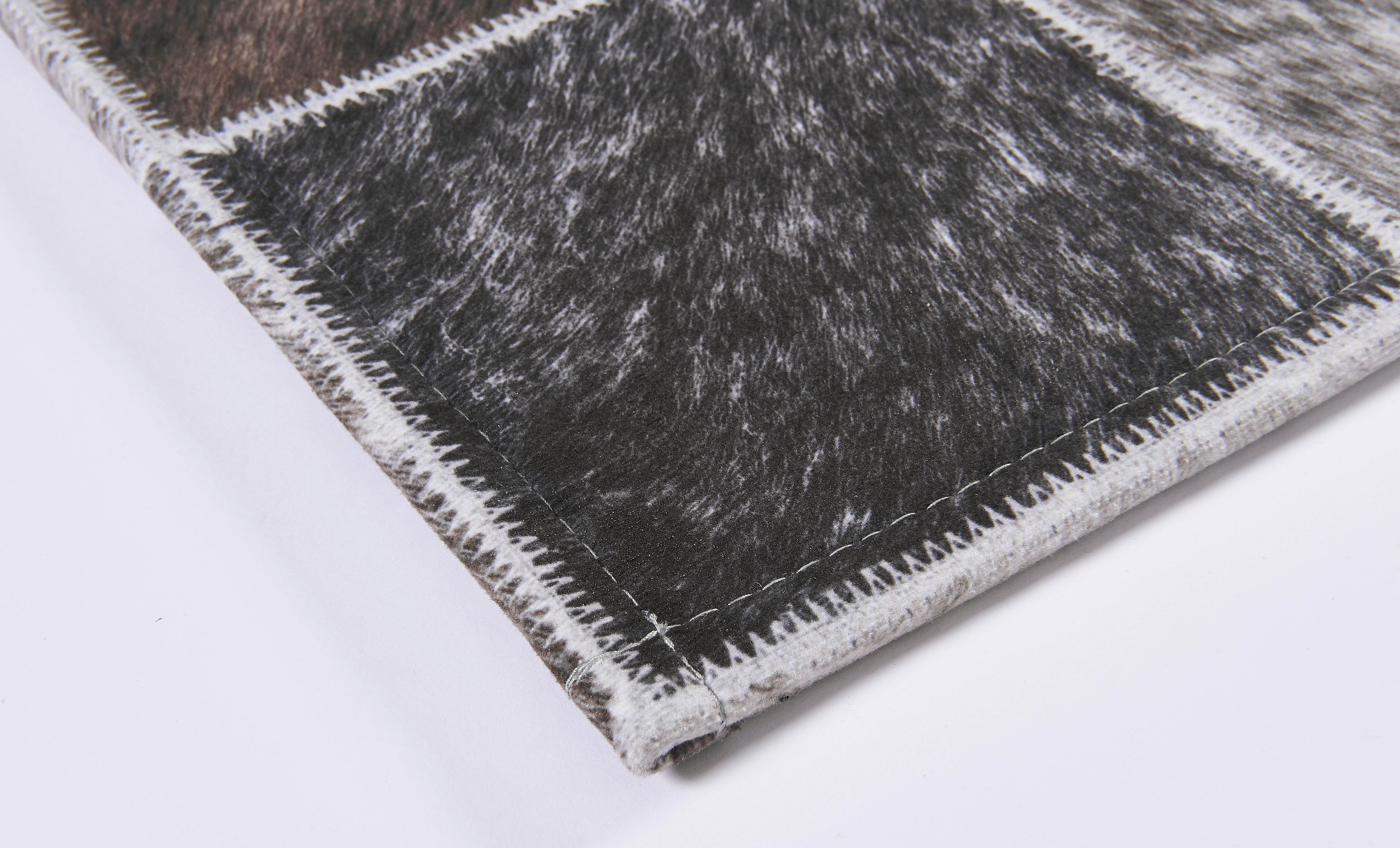 Thumbnail - Fellimitat Maverick grau B/L: ca. 120x170 cm