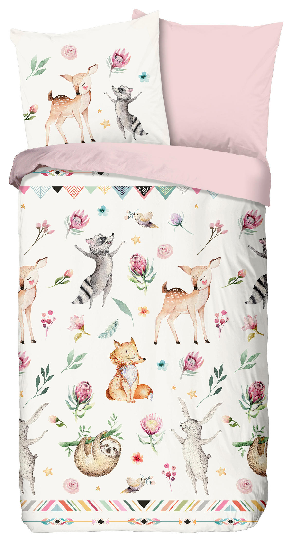 Baumwoll Bettwäsche Dance Renforce Dance - Multi (135,00/200,00cm) - Good Morning