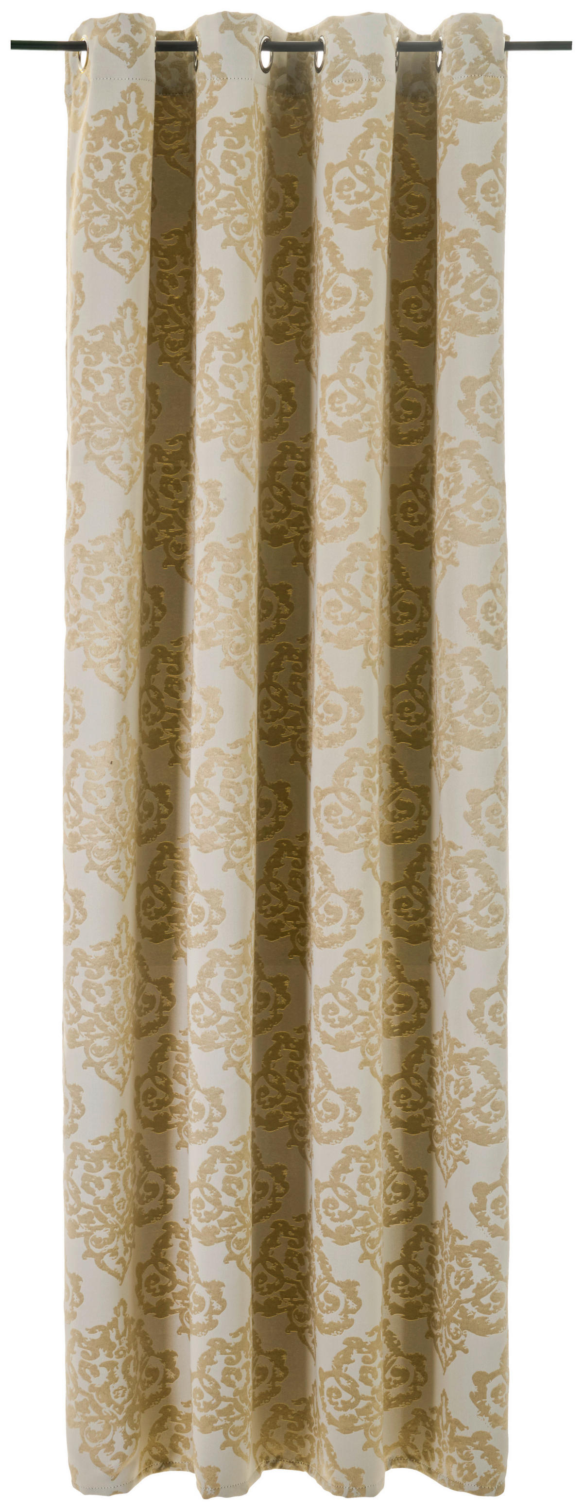 Ösenvorhang Ornament champagner B/L: ca. 135x245 cm Ornament - champagner (135,00/245,00cm)