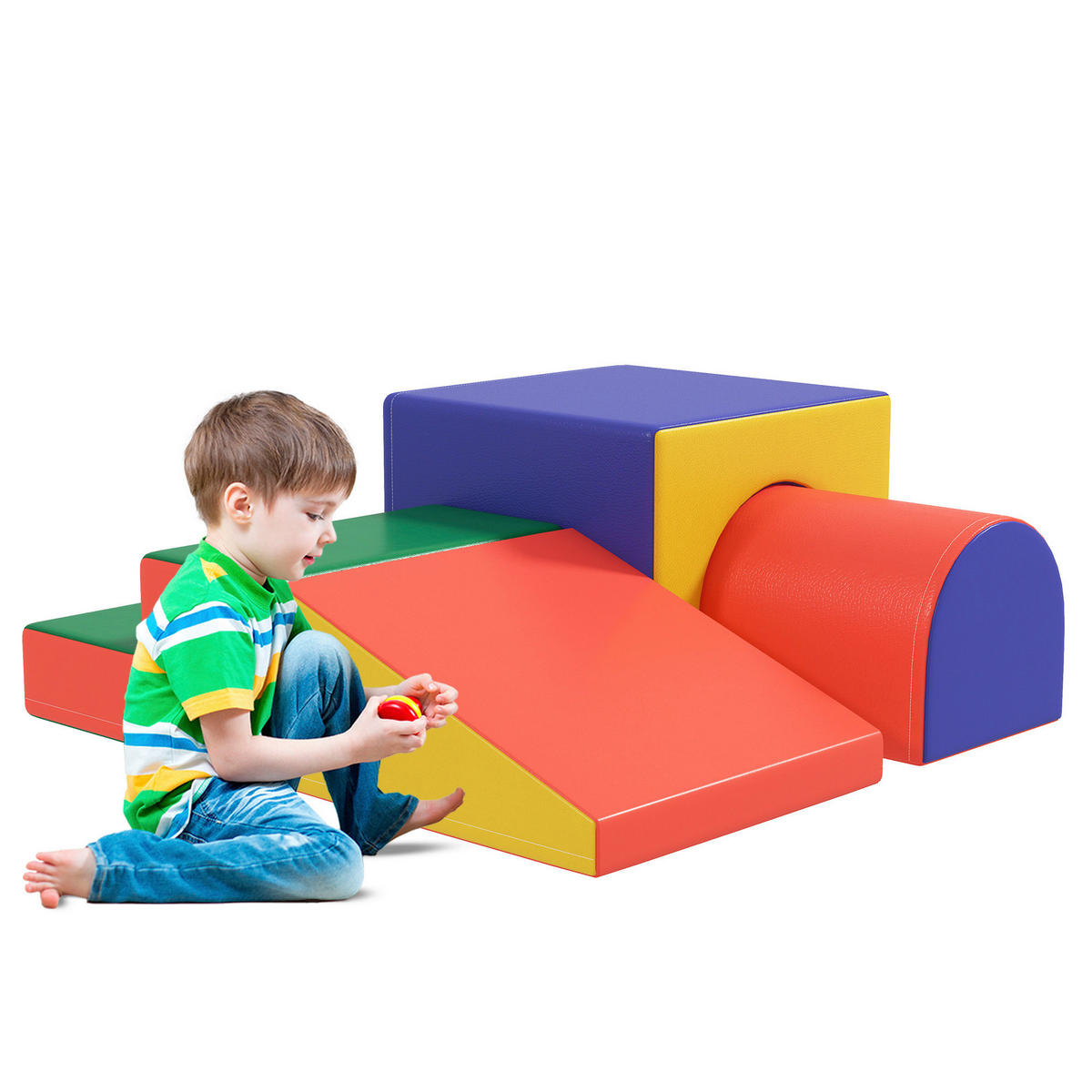 HOMCOM Bausteinset B/H/L: ca. 50x39x150 cm Bausteinset - multicolor (150,00/50,00/39,00cm) - HOMCOM