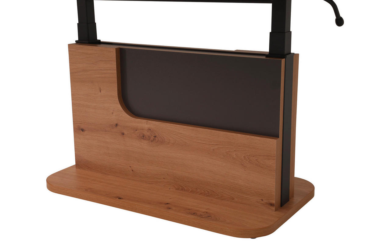 Hela Couchtisch Herbert Eiche Artisan anthrazit Holzwerkstoff B/H/T: ca. 110x58x70 cm Herbert - Eiche/anthrazit (110,00/58,00/70,00cm) - Hela