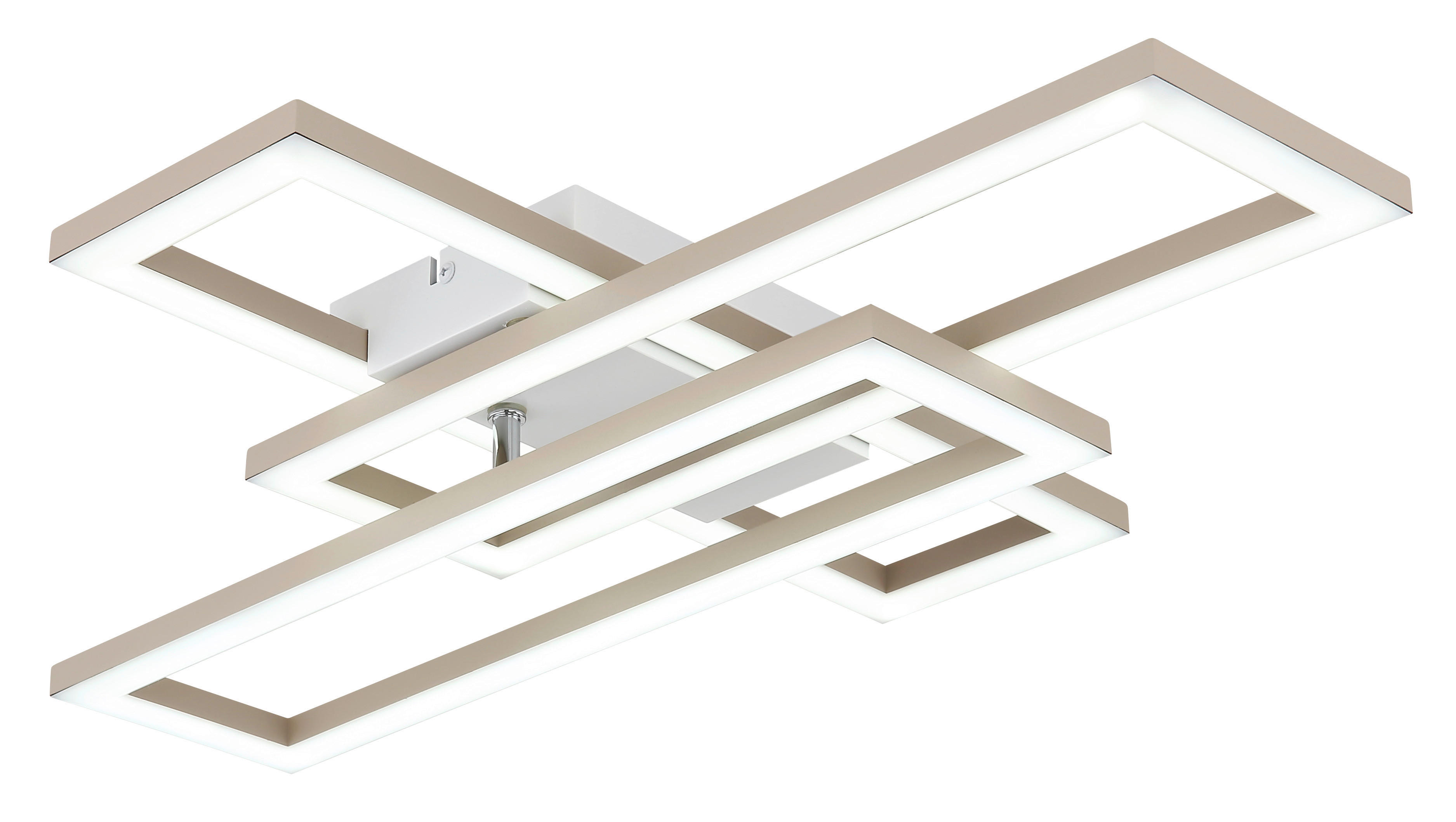 Thumbnail - GLOBO Deckenleuchte Opal sand weiß Kunststoff B/H/L: ca. 40x7,5x55 cm 1 Brennstellen