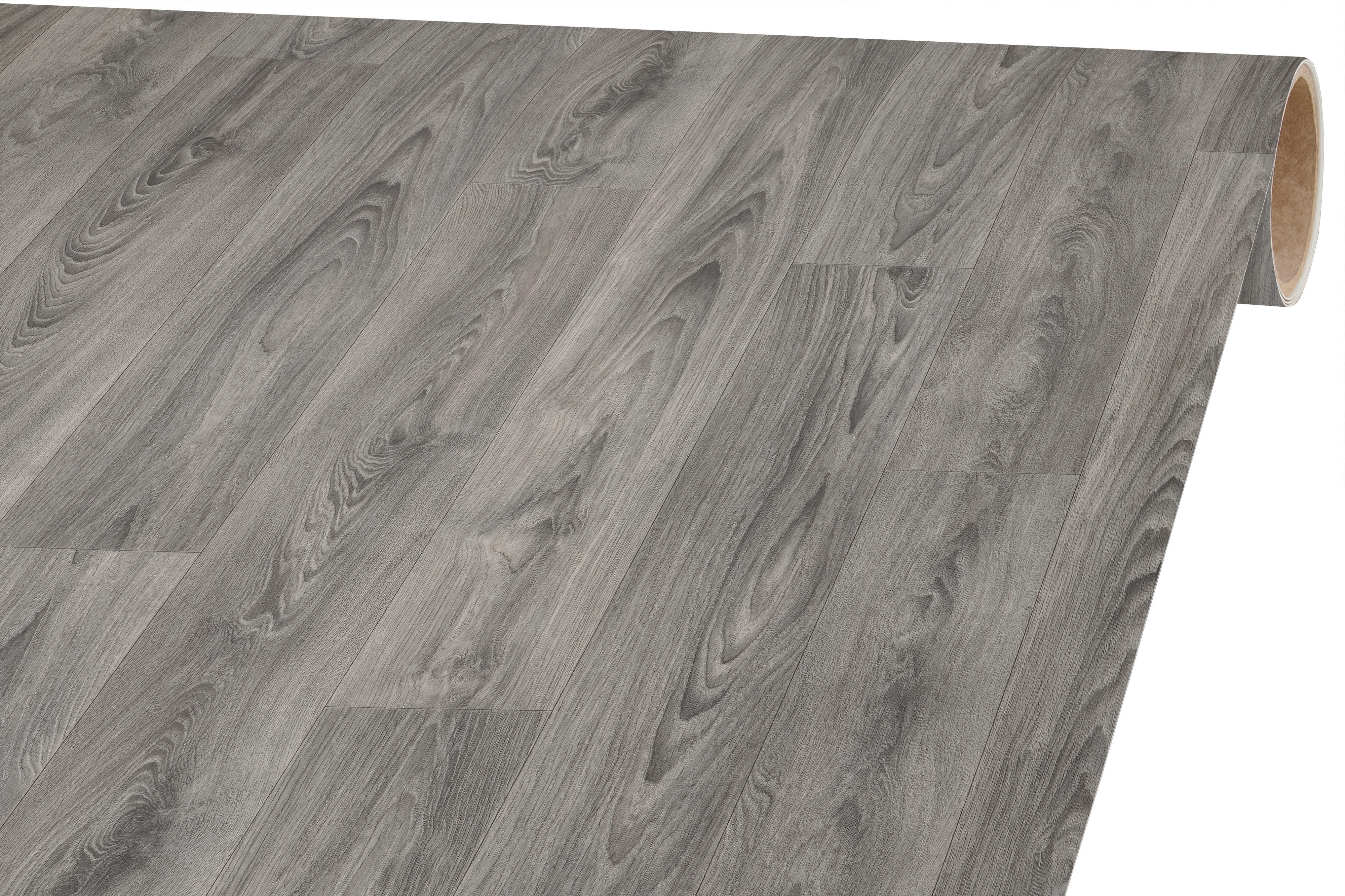 Vinylboden Senza grau Eiche B: ca. 400 cm pro m² Senza - grau (400,00cm)