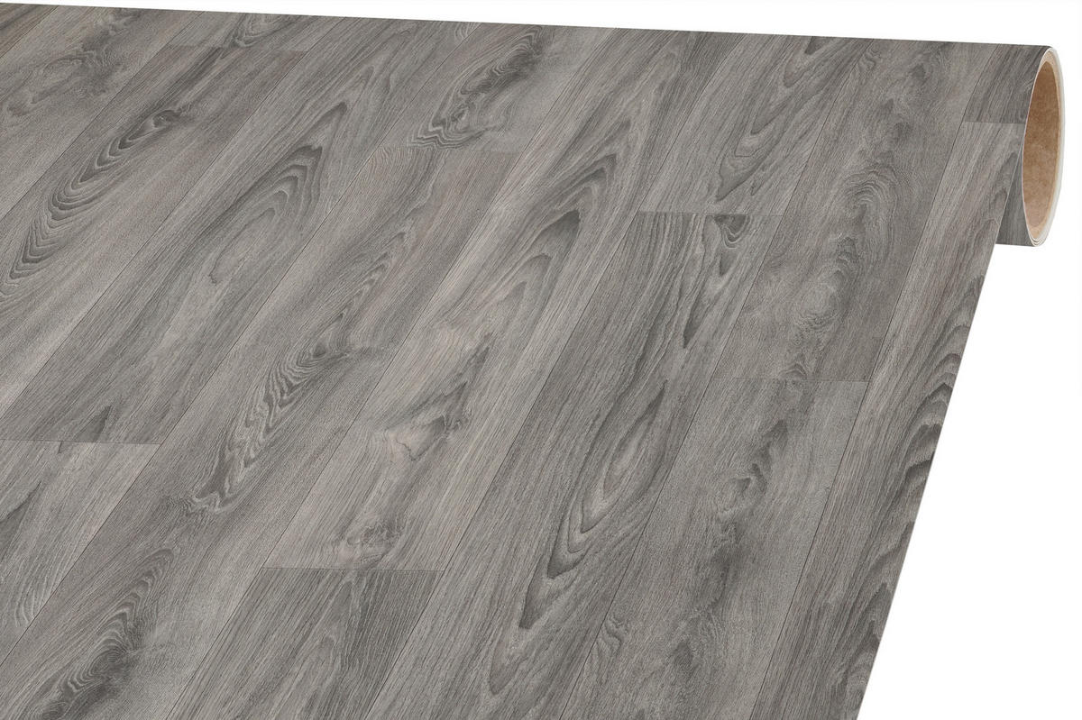 Vinylboden Senza grau Eiche B: ca. 400 cm pro m² Senza - grau (400,00cm)