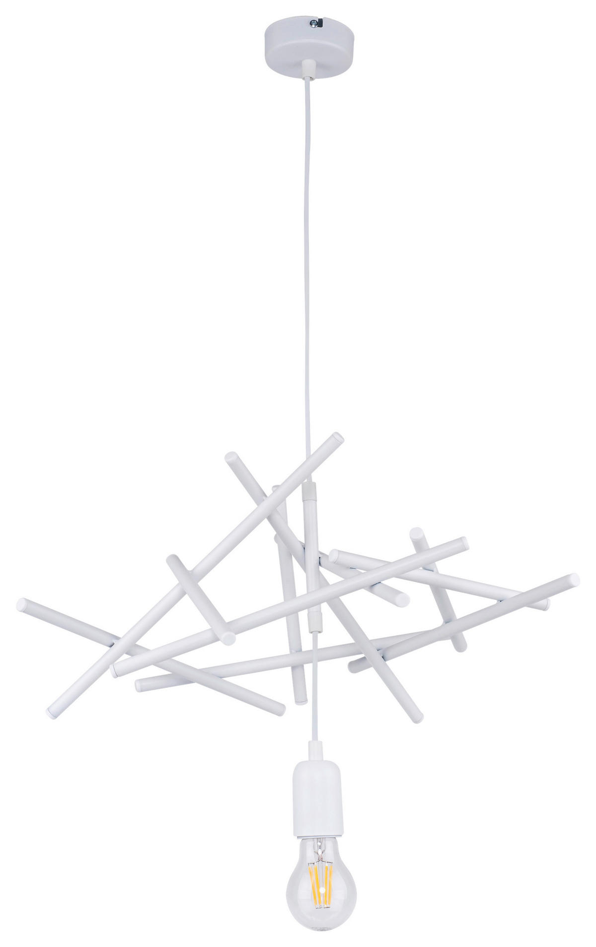 SPOT Light Pendelleuchte SP-9222102  Glenn weiß Metall B/H/L: ca. 36x81x48 cm E27 1 Brennstellen Glenn - weiß (48,00/36,00/81,00cm) - SPOT Light