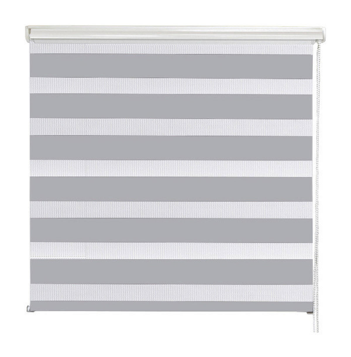 Doppelrollo mit Blende Easy-Fix silber B/L: ca. 100x160 cm Easy-Fix - silber (100,00/160,00cm) - POCOline